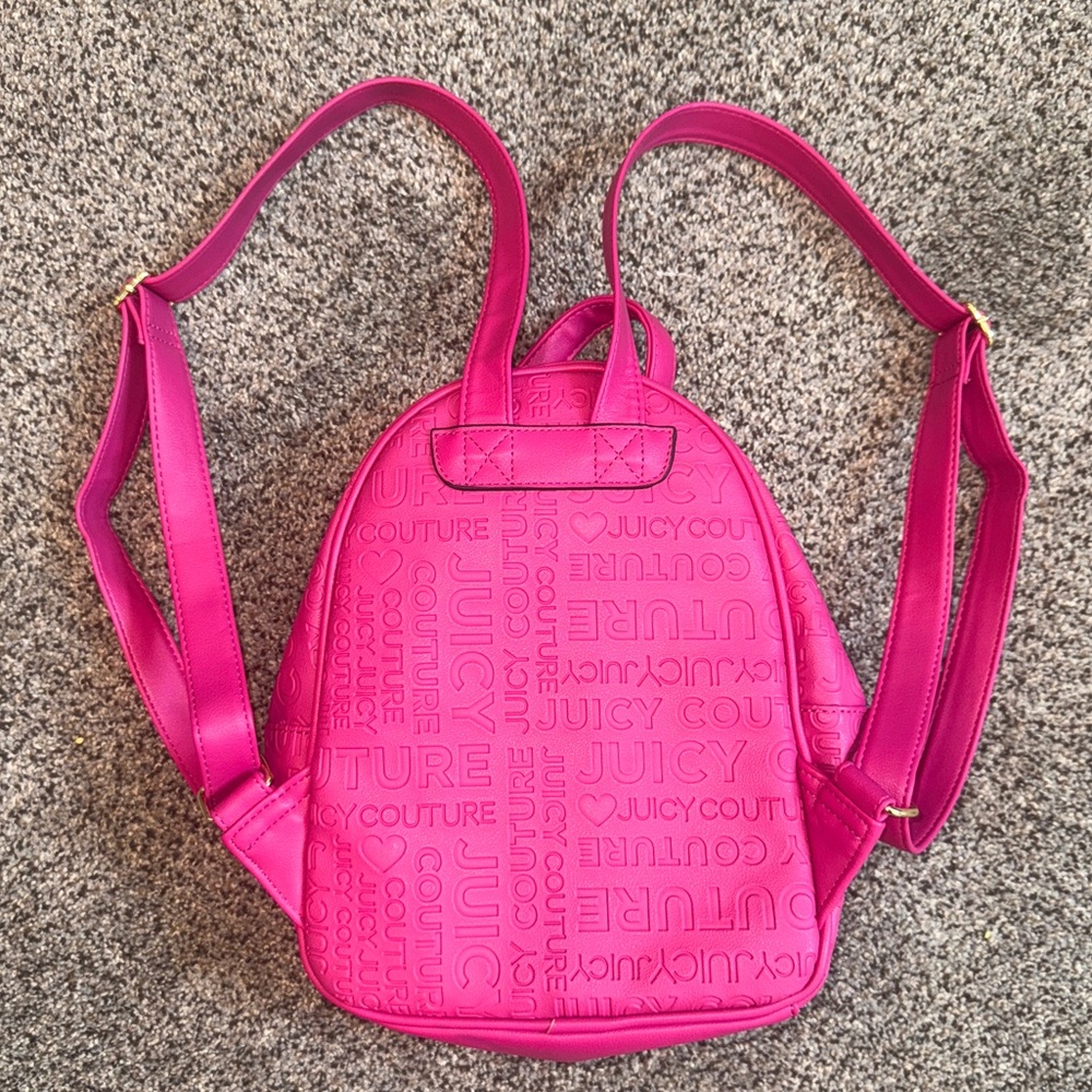 Juicy Couture Pink Backpack & Pouch - Picture 5 of 9